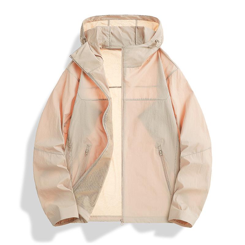 Mountain lightweight sunscreen clothing men's and women's summer waterproof sunscreen clothing cold silk cool outdoor skin clothing jacket