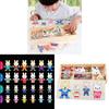 Wooden Childrens Toy With Little Rabbits Dress Up Puzzle For Learning And Play
