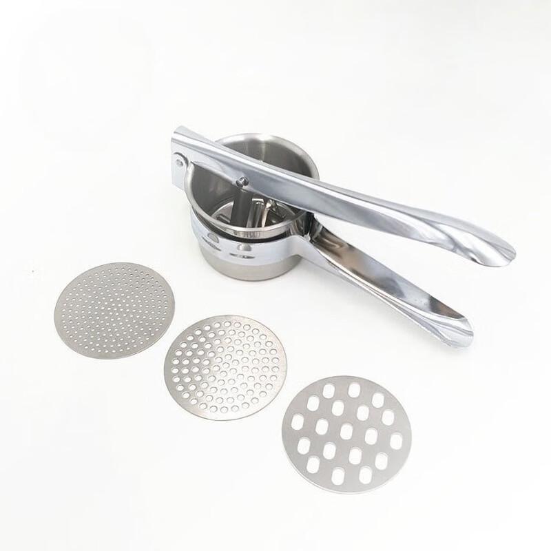 Stainless Steel 3-in-1 Potato Masher & Juicer