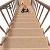 1/5 Pcs Stair Mat Self-adhesive Strong Adhesion Easy Installation Non-Slip No Cutting Protects Stairs from Damage Stair Floor Mat Washable Dorm Home