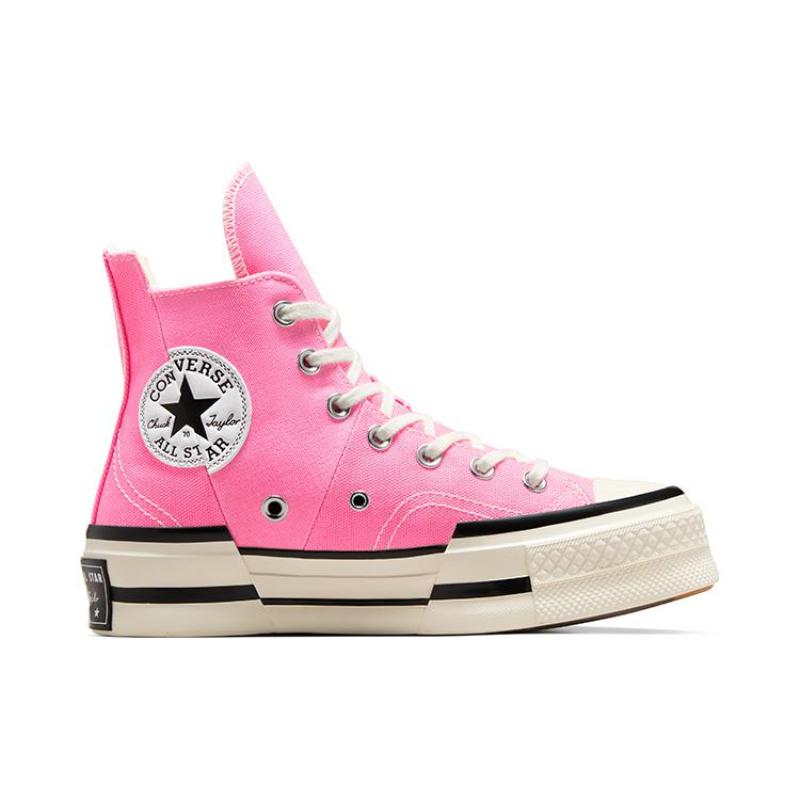 Converse Chuck 70 Plus Comfortable & Versatile Breathable High Top Canvas Shoes Unisex Pink