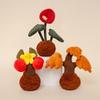 Elephant Skin Rabbit Plush Keychain: Cute Insect and Plant Series with Caterpillar and Bee Figures