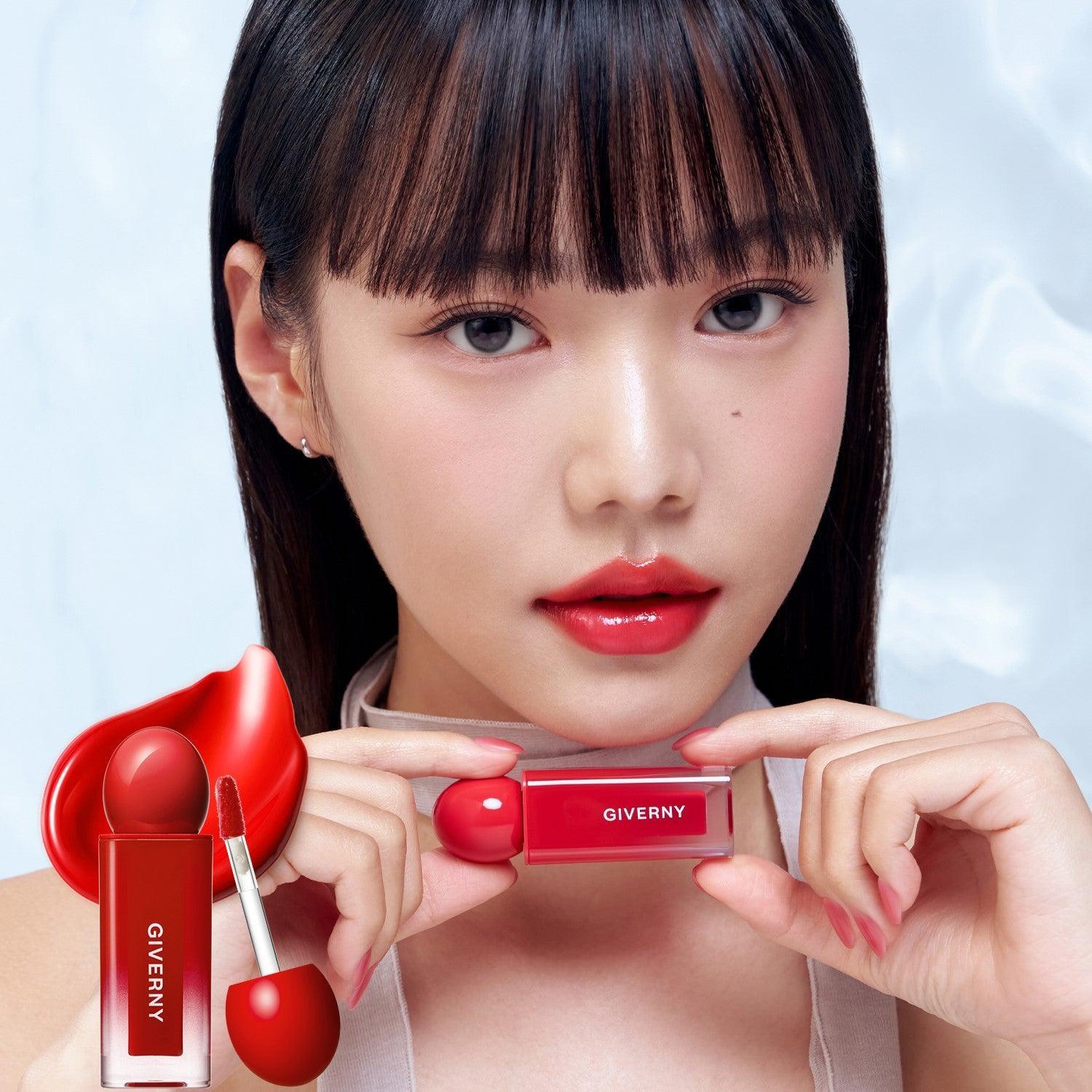 

[GIVERNY] Глазурь для губ Dewy (6 цветов) 4,9 г 06 Lychee Red