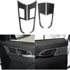NVCNX Real Carbon Fiber Accessories for Hyundai Elantra 2017 2018 Car Thick Overlay Center Console Gear Shift Panel Button Cover Interior Trim Soft