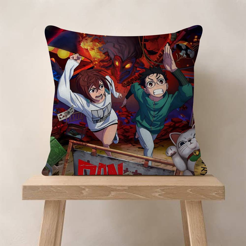 Anime DDandadan Characters Pillow Gift Home Office Decoration Bedroom Sofa Car Cushion Cover Case 45x45
