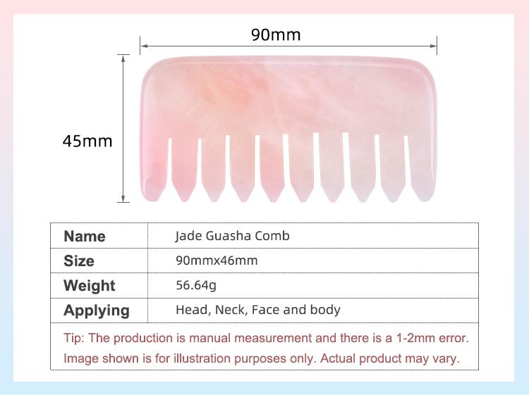 2025 New Design Ellipse Pink Crystal Massage Comb Portable Salon-Ready Small Fashion Hair Accessories for Women Home Water