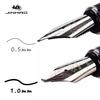 Jinhao X750 High End Metal Fountain Pen,18K Gold Planted Nib 0.5Mm School Pen For Business Signature Supplies Office Stationery