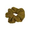 Retro Ethnic Knitted Brown Scrunchie - Versatile Korean Hair Accessory