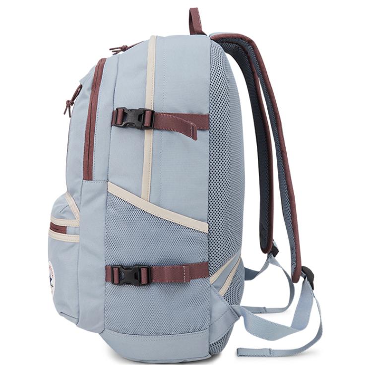 New Converse Polyester Backpack Unisex Blue & Brown 10027985-A02