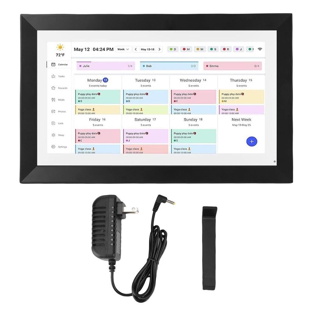 Smart Digital Calendar 1080P 15.6Inch Touchscreen WiFi Interactive Display Wall Planner Digital Calendar with APP for Family32GB