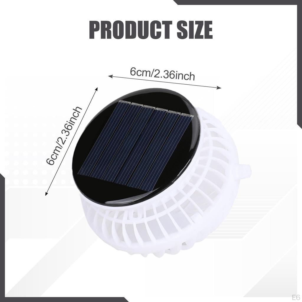 Portable Solar Fan for Outdoor Use USB Compatible Fishing Hat Travel Camping