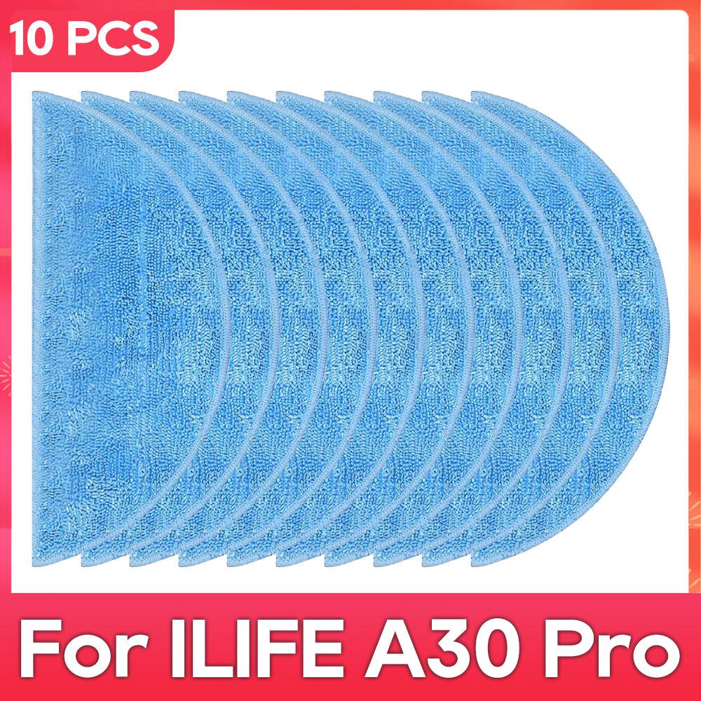 Fit For ( iLife A30 Pro ) Main Side Brush Filter Mop Dust Bag Parts Accessories Robot Vacuum Cleaner Kit
