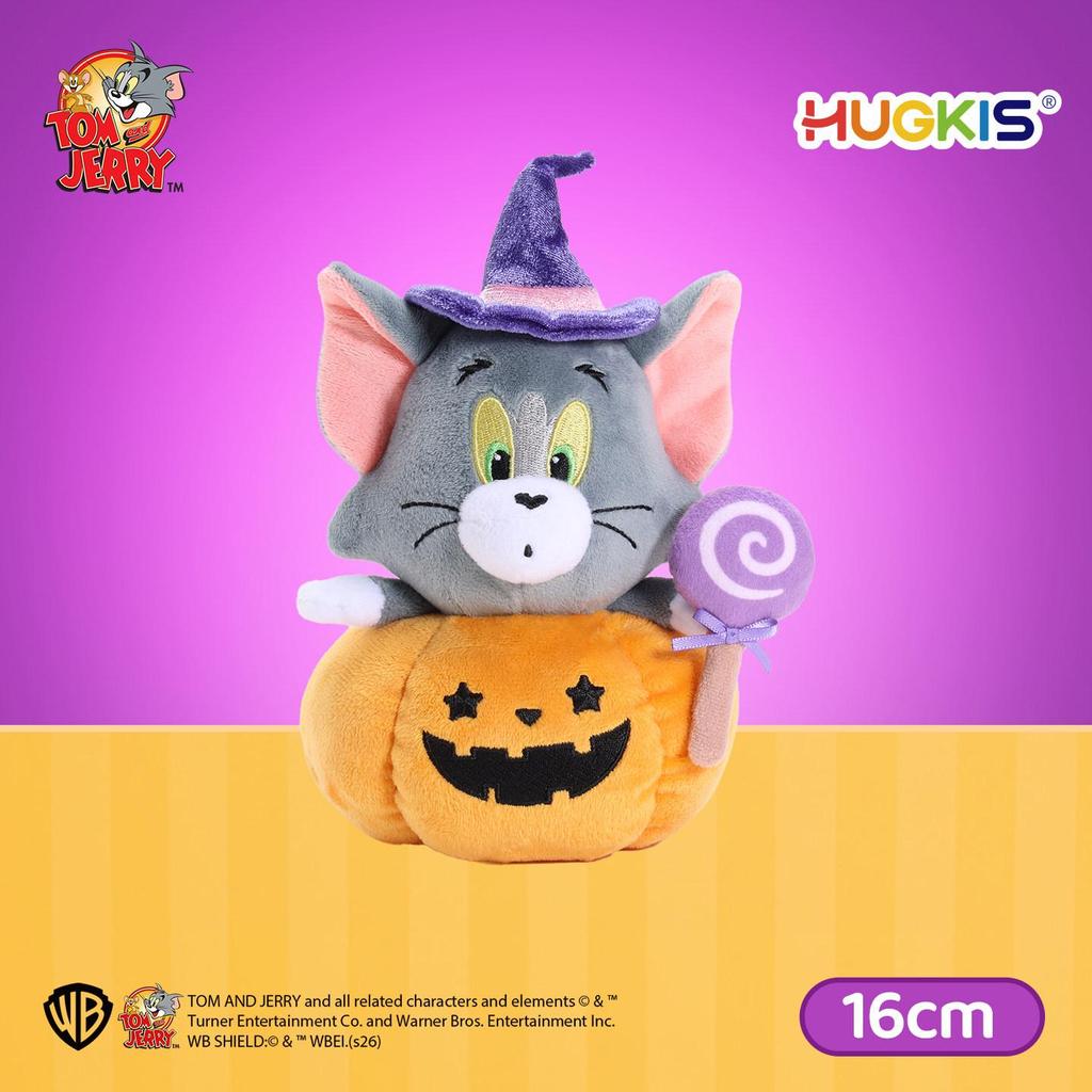 Tom & Jerry Plush Toys: Cat Pendant & Mouse Keychain Charms for Kids