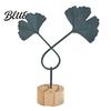 Ginkgo Leaf Sculpture Golden Statue Anti-Rust Anti-Oxidation Decorative Art Iron Premium Piece