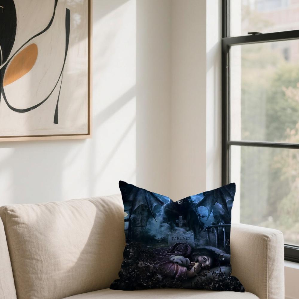 Rock Band A-Avenged Sevenfold cushion cover For Sofa Car Office Cafe Soft And Comfortable Double-Sided Printing Pillow Cover
