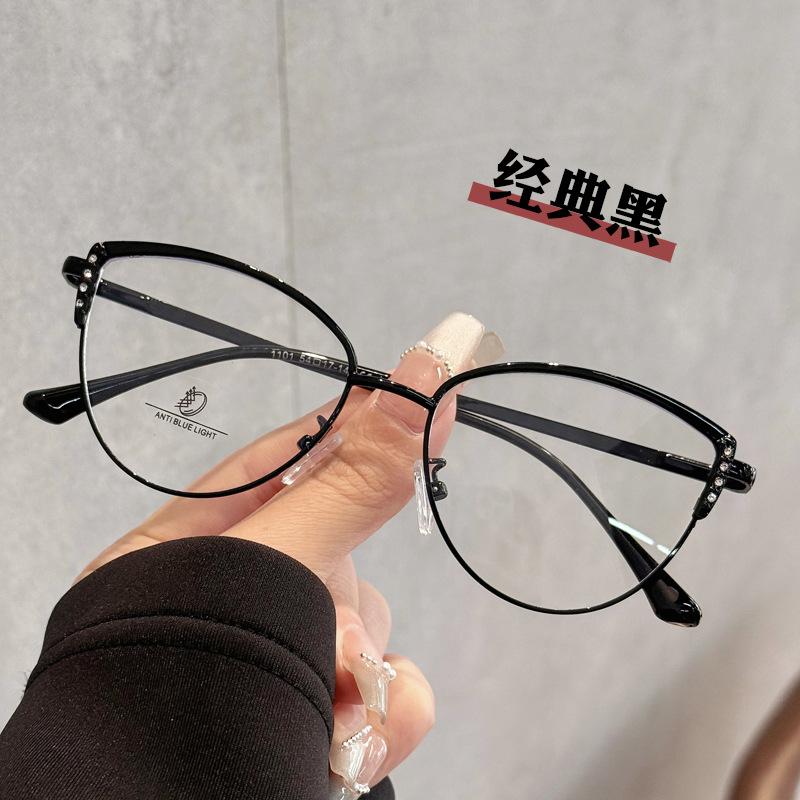 

Cat Eye Shape Women Glasses Frames Fashion Style Blue Light Blocking Eyeglass Frames For Women Computer Glass