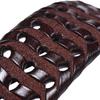 Men's Belts 4.0CM Width Luxury Genuine Leather Cow Straps Hand Knitted Designer Strap