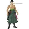Figurine anime heroes - bandai - one piece zoro style 3 épées 17 cm - 16 points d'articulation