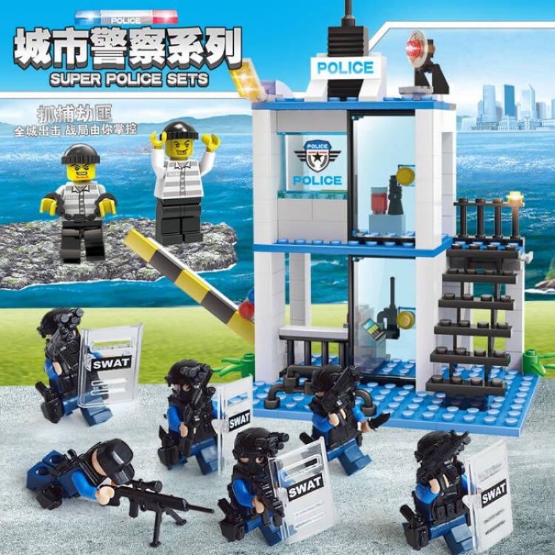 Building Block Military Minifigures Police Special Forces Minifigures Assemble Toys Year-Old Boy Birthday Model