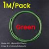 1-6Packs Semi Rigid Tube Fly Tying Material 1.8mm/1.0mm 1M Inner Tube for Salmon Streamer Flies 6 Colors Perfect