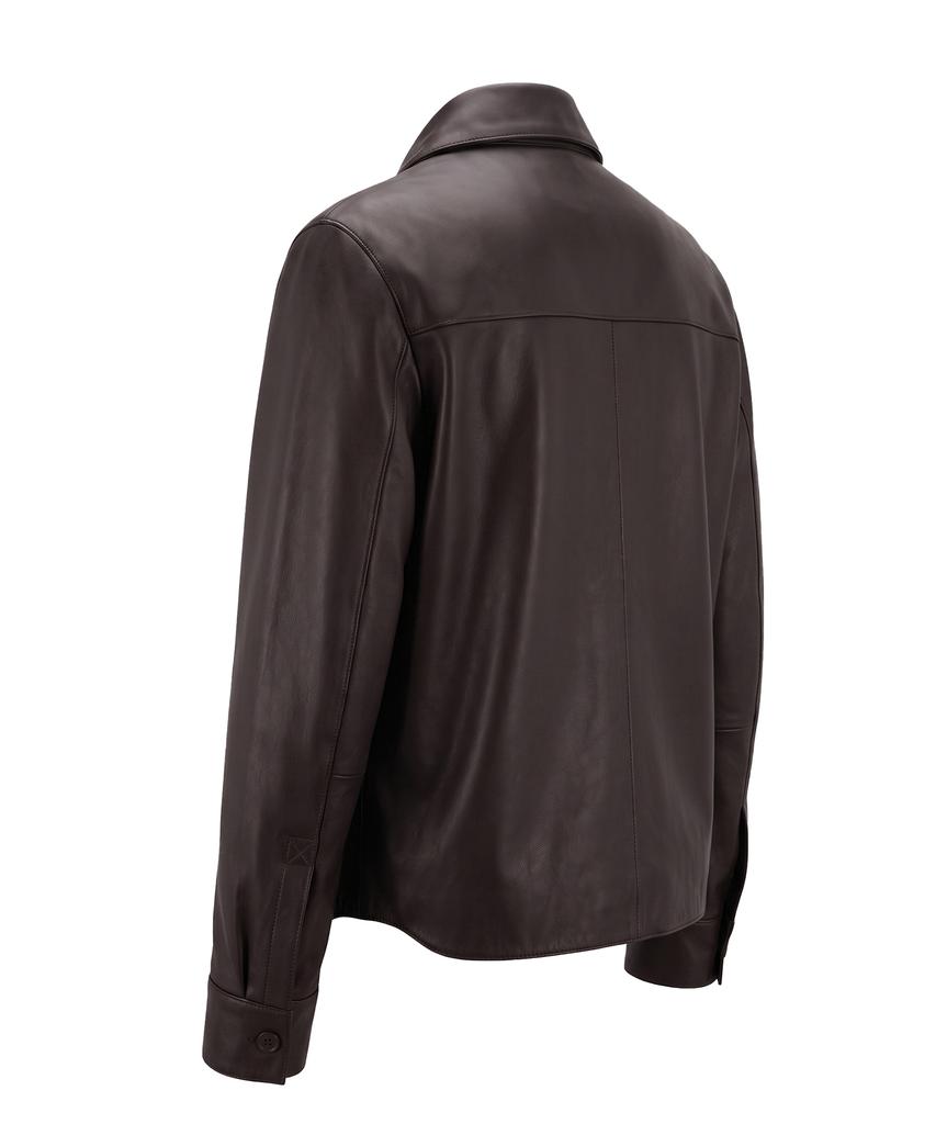 PINBLACK Out-Pocket Naked Leather Shacket