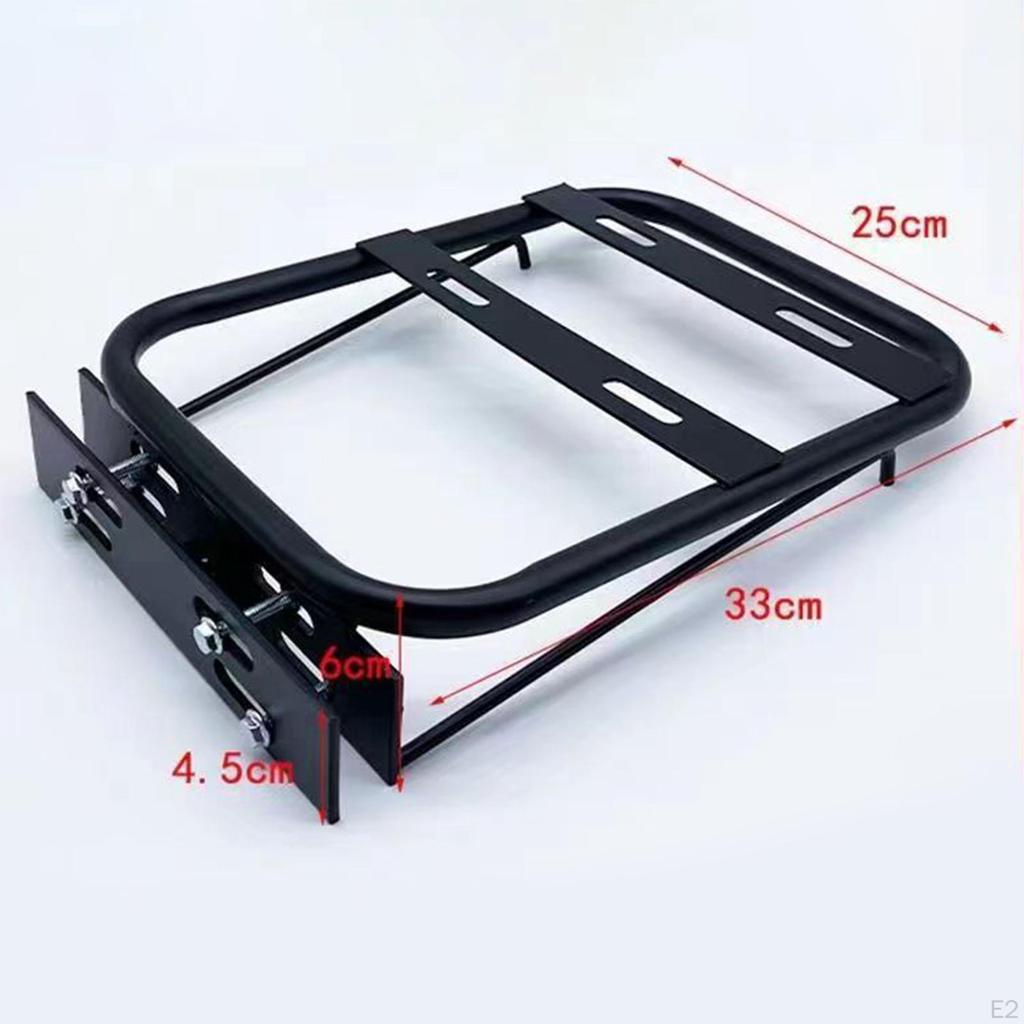 Iron Motorcycle Rear Luggage Rack for Electric Bicycles