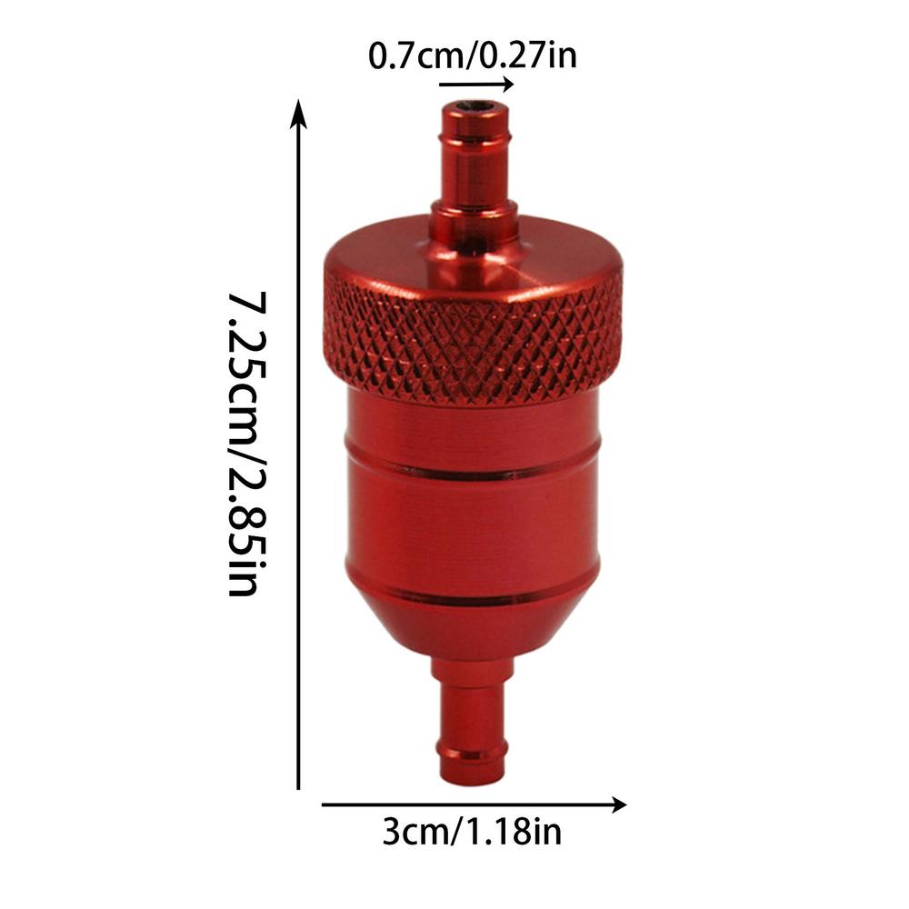 Inline Oil Filter Reusable Motorcycle Oil Filter Engine Parts Aluminum Alloy Replacement Parts For Scooter ATV & Offroad Vehicle