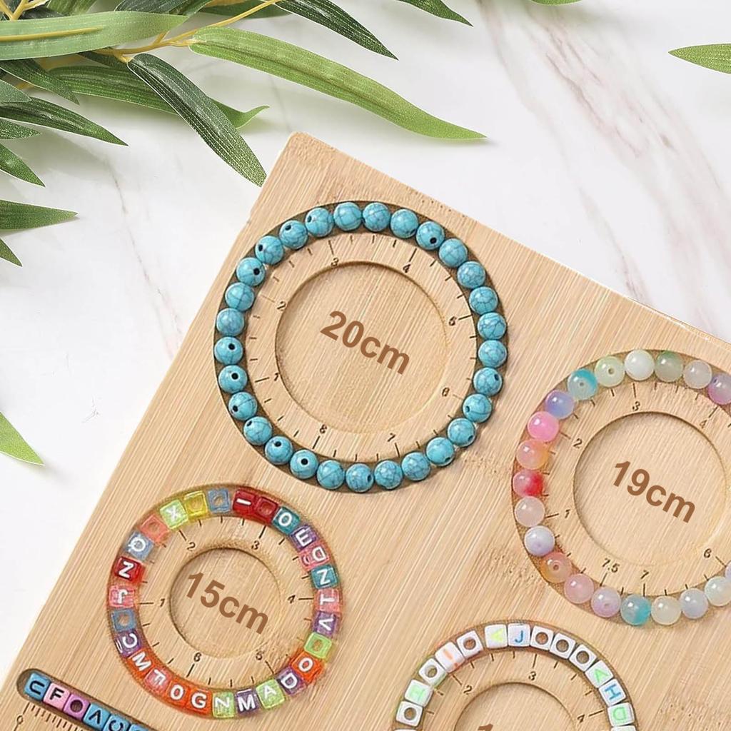 Practical Combo Beading Mat Bead Board for Jewelry Making Wood Beading Board for Bracelet and Necklace Beading Mats Tray