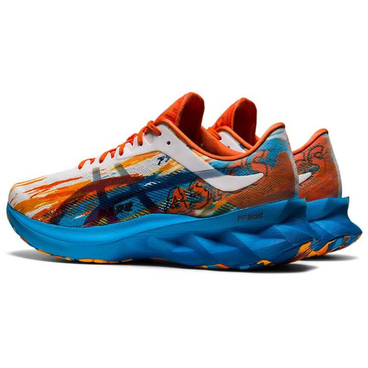 ASICS Novablast Digital Aqua Marigold Orange 1011B239-400