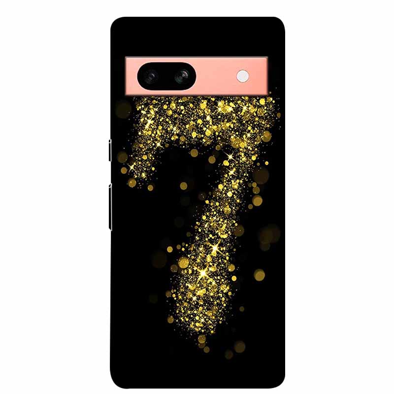 Per Google Pixel 7a 5G Custodia 6.1" Cover Fiori Bordo Nero Silicone TPU Morbida Cover Posteriore Per Google Pixel7a 2023 Custodia Telefono Fundas