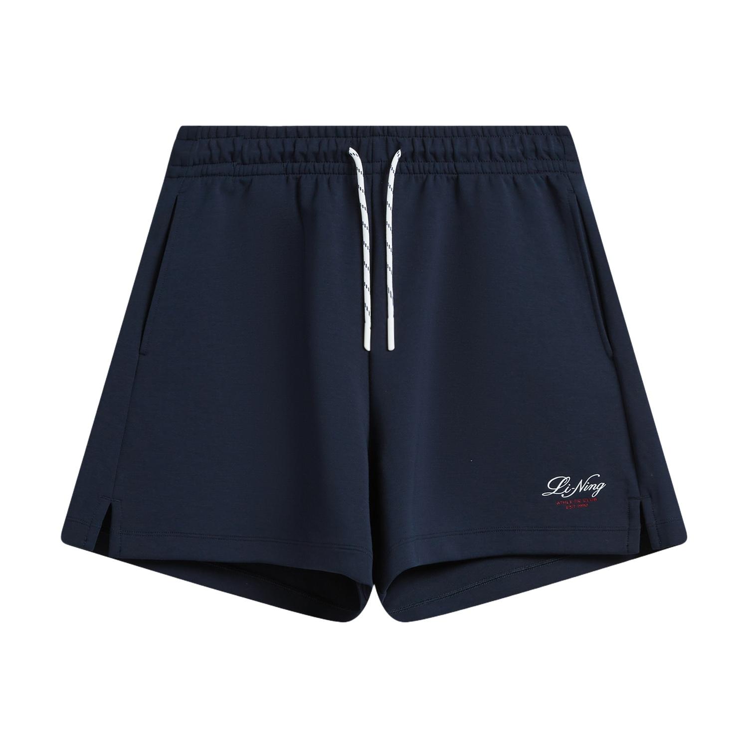 Li Ning Серия спортивных трендов Быстросохнущие Прохладные Свободные Повседневные Шорты Женские шорты AKSW206-3 S