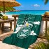 Cori-tiba Football Club Crest Printed Microfiber Beach Towel, Soft And Absorbent, Quick-Dry, Ideal for Summer Travel, Beach Essential, Swimming Pool