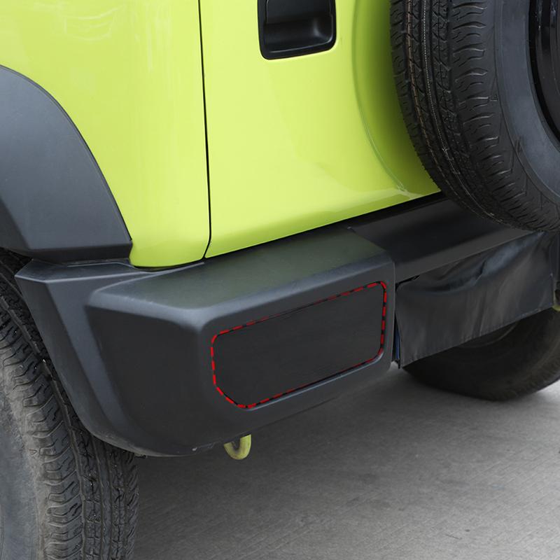 Car Tail Light Lamp Covers HIGH MOUNT STOP LAMP Leaf Board Turn Signal Decoration For Suzuki Jimny 2019 Up Car Exterior Accessoriess,Smocked Black