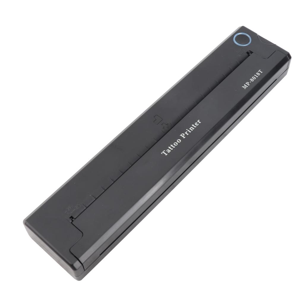 Printer Machine Mini 2000mAh Wireless Thermal Stencil Printer for Tattooist Black