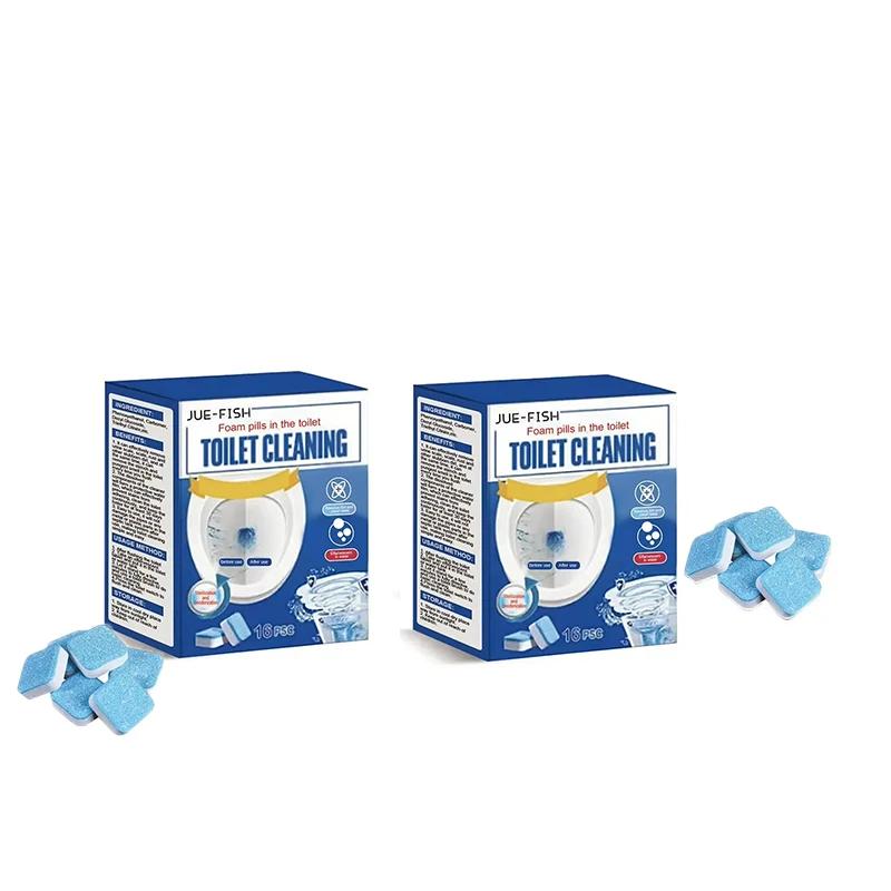 Toilet Cleaning Tablets Effervescent Tablets Deodorizing And Fragrant Efficient Cleaning And Decontamination For Families 16PCS