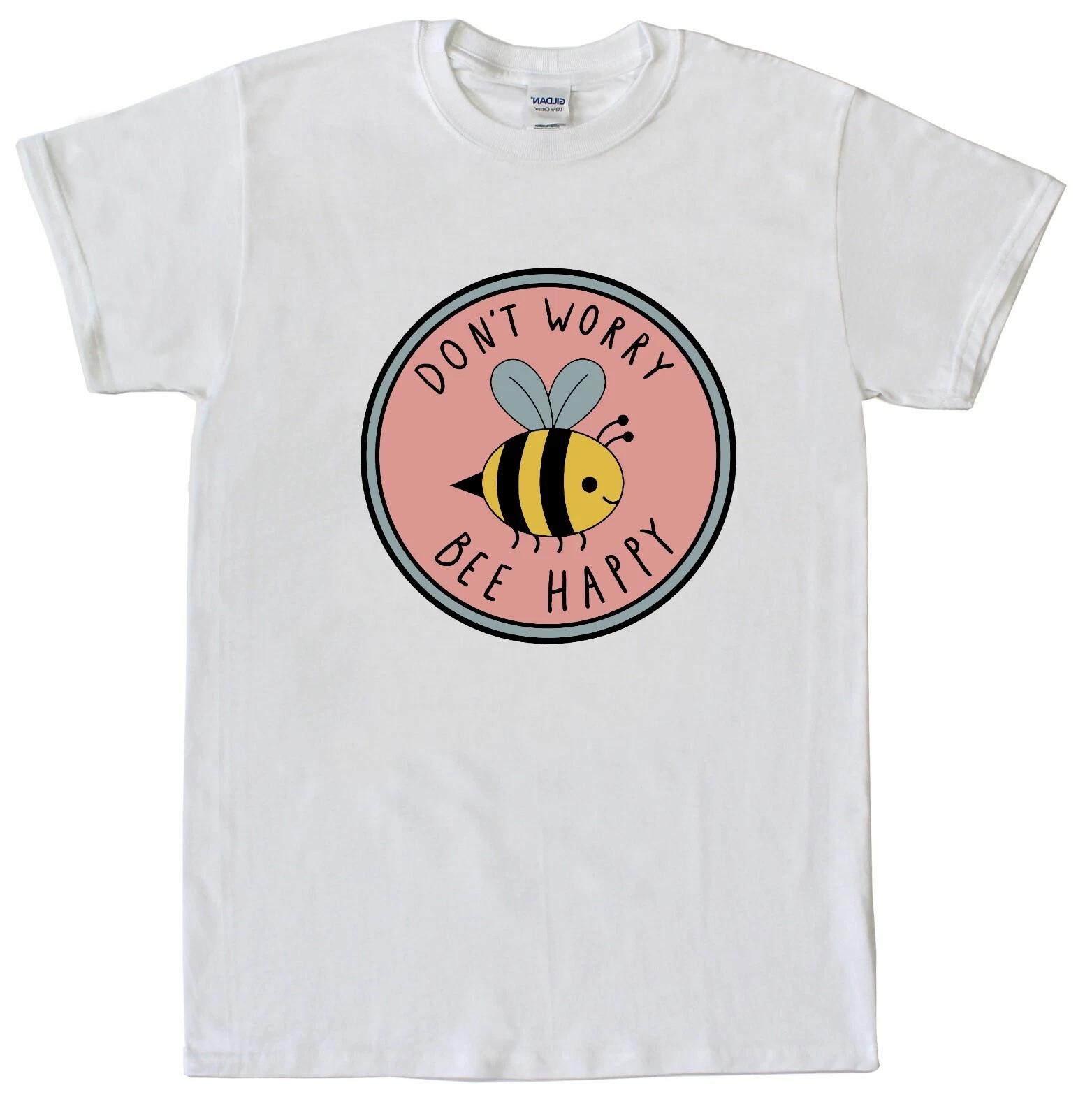 Don t worry Bee Happy Save The Bees Tshirt L