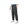Li Ning Badfive Pantalón de Chándal de Punto con Forro Polar Cálido para Hombre, Moda Deportiva Versátil de Corte Holgado con Costuras