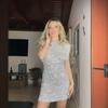 Sequin Dress For Women With High Waist Short Skirt For Winter Party Wear