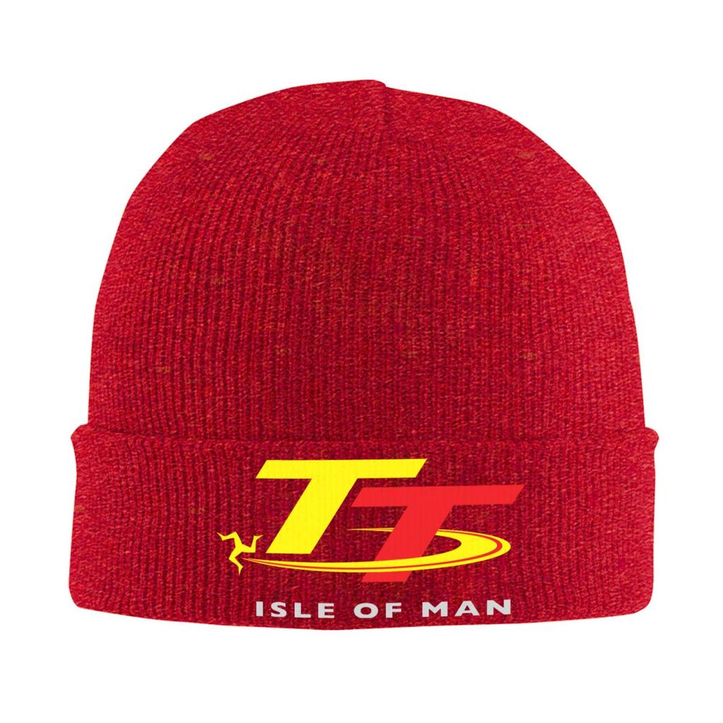 TT ISLE Unisex Stickad Mössa Beanie Vinter Höstmössa Varm Hip Hop Keps för Unisex Unisex Hippie Mössor Design Huvudduk
