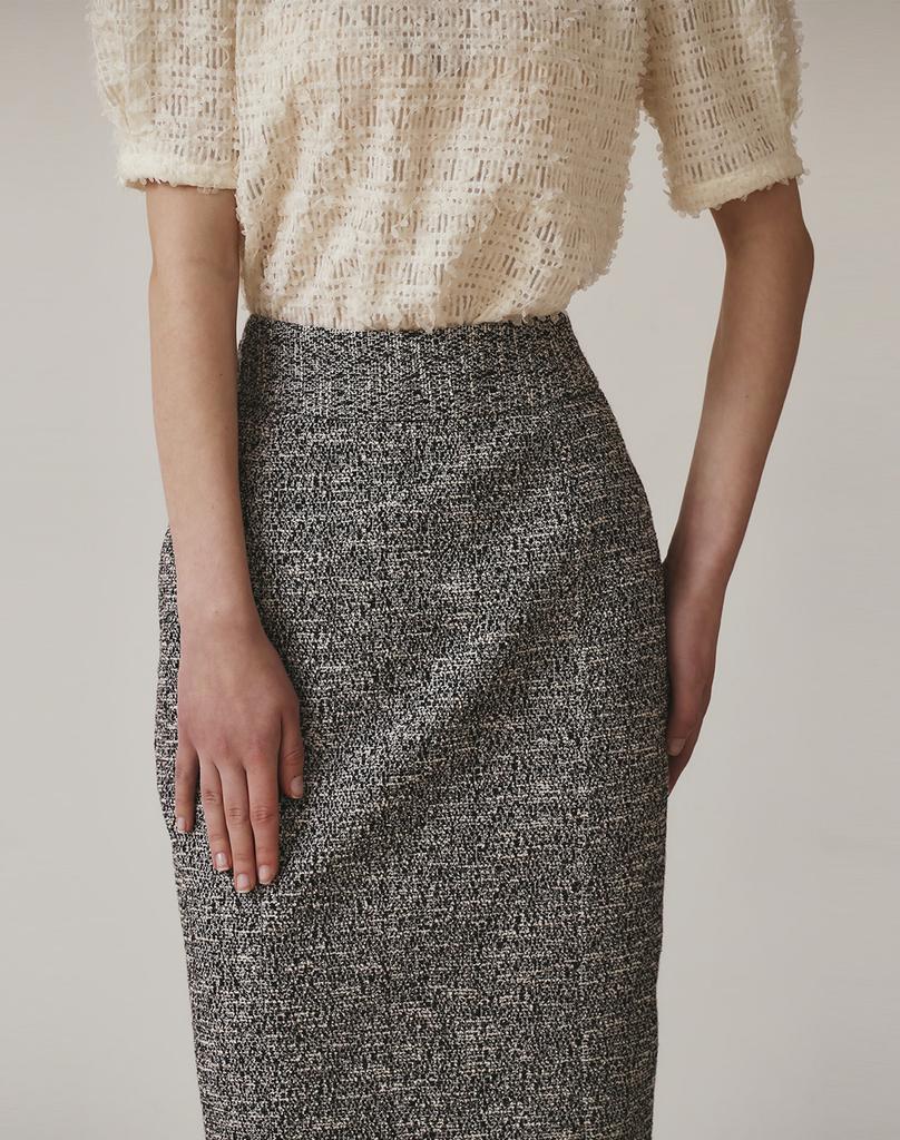 G Mar Romantic Hline Skirt Black