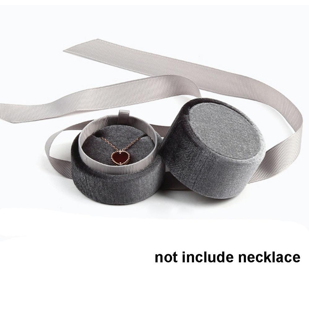 Bowknot Wedding Necklace Gift Box Fashion Accessories Jewelry Box Displays Box Jewelry Display