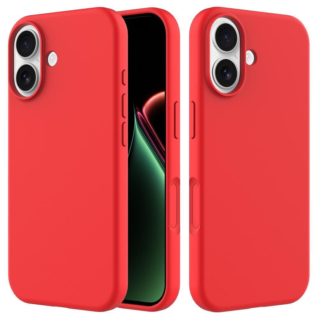Coque de téléphone antichoc en silicone liquide pour iPhone 17 Air 16 15 14 13 12 Pro Max 16Pro Protection de pare-chocs pour appareil photo