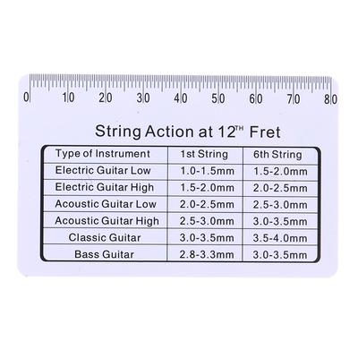 Guitar Accessories Gauge Ruler Electric Guitar Tool For String Instruments