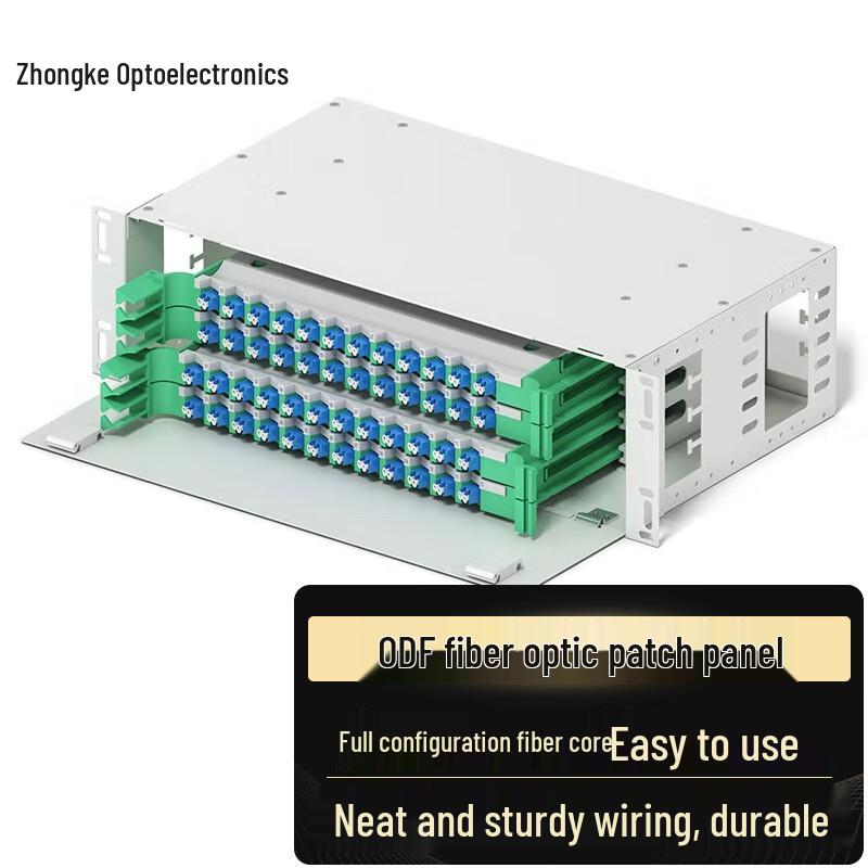 Zhongke Optoelectronics ZK-ODF Series 19-inch Rack-Mount Fiber Optic Distribution Frame