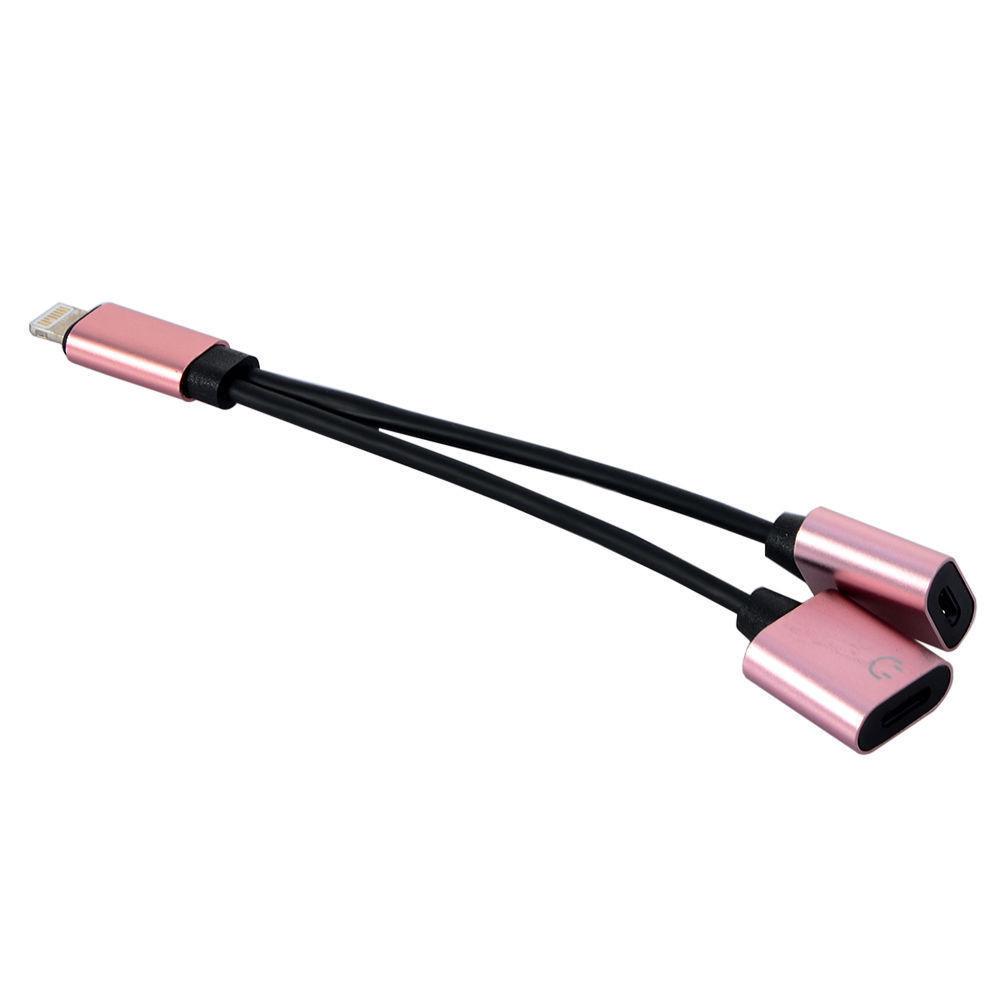 Lightnin Dual 2in1 Adaptateur Chargeur Audio Splitter Separateur Câble Iphone
