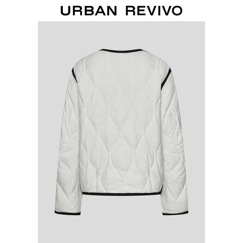 UR Women's Contrast-Edge Quilted Down Jacket