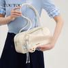 Toutou Shoulder Bag, Bowling Bag, Handbag, Casual Bag, White