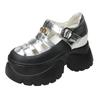 Fashion Hollow Summer Sandals Wedge Heels Sneakers Women High Platform Beach Flip Flops Casual Breathable Walking vulcanized shoes