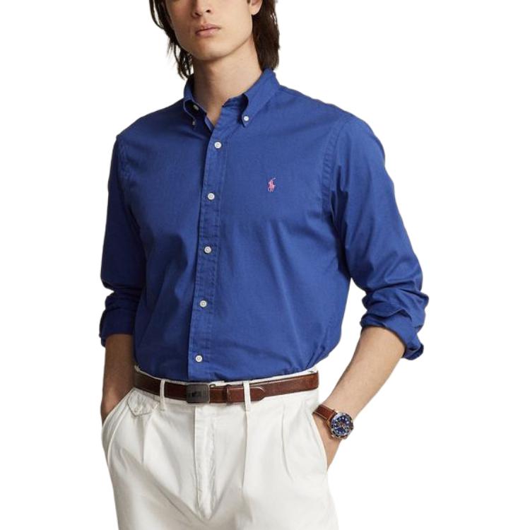 Polo Ralph Lauren SS24 Shirt Men's Blue MNPOWOV16823459-400