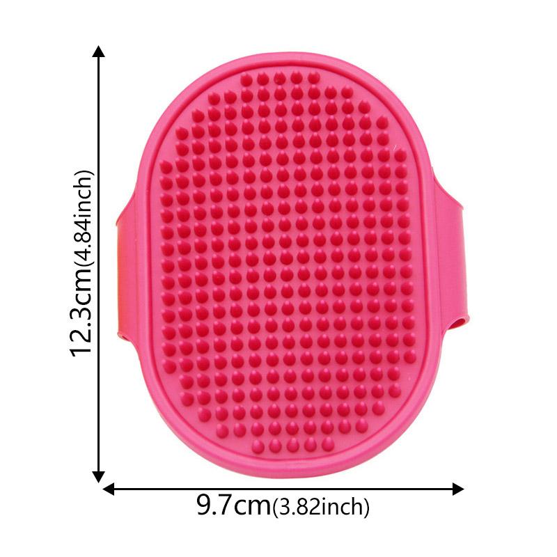 Soft Rubber Dog Brush Comb Cat Bath Brush Glove Hair Fur GroomingMassage Brush Hair Remover Cleaning Tool Cat Scratch Itches Toy